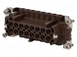 Connector: rectangular | female | 180 &deg;C | 16+PE | size 77.27 | 16A