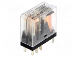 Relay: electromagnetic | DPDT | Ucoil: 24VDC | 5A/250VAC | 5A/30VDC | 5A