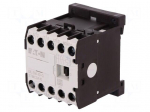 Contactor: 3-pole | NO x3 | Auxiliary contacts: NO | 12VDC | 8.8A | DIN