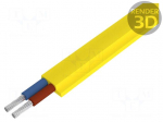 Wire | automatics,data and power transmission | 2x1,5mm2 | Cu | TPE