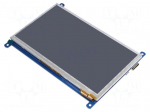 Display: TFT | 7" | 800x480 | Illumin: LED | 164.9x124.27mm | 3.3&divide;5VDC