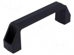Handle | Mat: technopolymer (PA) | black | H: 45mm | L: 150mm | W: 27mm