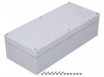 Enclosure: multipurpose | X: 160mm | Y: 360mm | Z: 101mm | EURONORD | grey