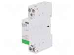 Contactor: 2-pole installation | NC + NO | 230VAC | 20A | DIN | IKA