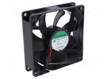 Fan: DC | axial | 12VDC | 92x92x25mm | 66.96m3/h | 28dBA | slide bearing