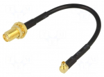 Cable-adapter | MMCX,SMA | -40&divide;85&deg;C | 100mm | Kind: RG174