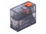 Relay: electromagnetic | DPDT | Ucoil: 230VAC | 8A/250VAC | 8A/24VDC