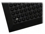 Mat: floor | ESD | black | L: 0.9m | W: 0.6m | Thk: 14mm | polyurethane