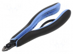 Pliers | side,cutting,precision | ESD | oval head | 133.5mm