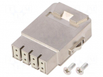 Connector: HDC | contact insert | female | PIN: 8 | GigaBit | 1mm