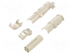 Connector: HDC | contact insert | female | 400V | PIN: 4 | Quintax | 1.6mm