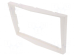 Radio frame | Opel | 2 DIN | white (pearl)
