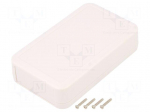 Enclosure: multipurpose | X: 69mm | Y: 115mm | Z: 28mm | LC | ABS | white
