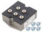 Bridge rectifier: three-phase | Urmax: 1.2kV | If: 58A | Ifsm: 670A