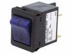 Circuit breaker | Urated: 240VAC | 60VDC | 20A | DPST | Poles: 2 | SNAP-IN