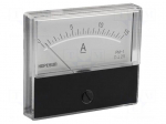 Ammeter | on panel | I DC: 0&divide;15A | Class: 2.5 | 70x60mm