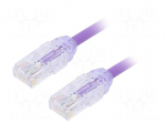 Patch cord | TX6A-28&trade;,U/UTP | Cat: 6a | RJ45 plug,both sides | wire