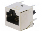Connector: RJ45 | socket | PIN: 8 | Cat: 6a | shielded | gold-plated | 8p8c