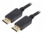 Cable | DisplayPort plug,both sides | PVC | DisplayPort 1.2 | 1.8m