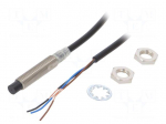 Sensor: inductive | OUT: NPN / NO | 0&divide;8mm | 10&divide;30VDC | M8 | 2m | IP67 | 50mA