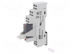 Relay: interface | DPDT | Ucoil: 24VDC | for DIN rail mounting | CR-P