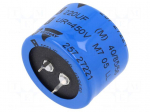 Capacitor: electrolytic | SNAP-IN | 220uF | 450VDC | &Oslash;35x25mm | &plusmn;20%