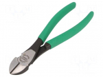 Pliers | side,cutting | handles with plastic grips | 180mm