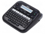 Label printer | Keypad: QWERTY | Resolution: 180dpi | 20mm/s