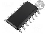 IC: driver | H-bridge,MOSFET half-bridge | SO14 | 4A | Ch: 2 | 10&divide;17VDC