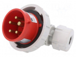 Connector: AC supply 3-phase | plug | male | 16A | 400VAC | IEC 60309