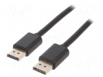 Cable | DisplayPort plug,both sides | 5K,HBR3,UHD 2880p | 1.8m