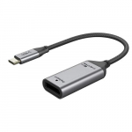 Adapter USB-C (M) to DisplayPort (F), 4K/60Hz, with gold-plated connectors