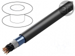 Wire | BiT 500 (ST) BLACK FR | 8x2x0.75mm2 | shielded,Al-PET foil