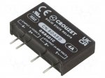 Relay: solid state | Ucntrl: 4&divide;10VDC | 24&divide;600VAC | PCB | GN | 4A