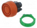Switch: push-button | 22mm | Stabl.pos: 1 | red | none | IP66 | flat | Pos: 2