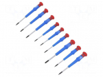 Screwdriver: precision-set | precision | Torx&reg; | 9pcs.
