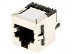 Connector: RJ45 | socket | PIN: 8 | Cat: 3 | with panel stop blockade