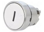Switch: push-button | 22mm | Stabl.pos: 1 | white | none | IP66 | flat