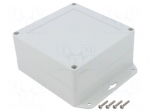 Enclosure: multipurpose | X: 120mm | Y: 120mm | Z: 60mm | ZP | light grey