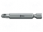 Screwdriver bit | Tri-Wing&reg; | TW4 | 1/4" | Overall len: 89mm