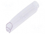 Markers | 1.3&divide;3mm | PVC | transparent | -30&divide;60&deg;C | PT+02 | UL94V-0 | W: 5mm