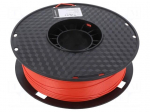 Filament: PLA+ | 1.75mm | red | 195&divide;235&deg;C | 1kg