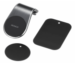 Magnetic car holder DELTACO angled air vent mount, for mobile, black / ARM-C104