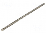 Drill bit | for concrete | &Oslash;: 10mm | L: 260mm | SDS-Plus&reg;