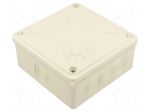 Enclosure: junction box | X: 125mm | Y: 125mm | Z: 50mm | wall mount