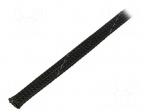 Braid | &Oslash;Braid : 7&divide;13nom.8mm | polyester | black | L: 100m | UL94V-0