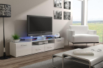 Cama TV stand EVORA 200 white/white gloss