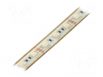 LED tape | RGB | 5050 | LED/m: 60 | 10mm | white PCB | IP65 | 14.4W/m | 12VDC