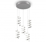 Trio-Lighting Laola LED  5-pc chrome 4000K piekaramā lampa