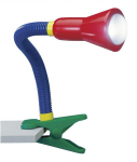Trio Flexo table lamp clip E14 multicolor gaismeklis 5028010-17 4017807051438
